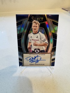 Panini Select Teddy Sherringham 23/24 Auto Club Legends Tottenham Hotspur for sale on Ebay
