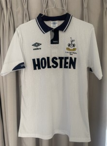 Paul Gascoigne Signed Tottenham Spurs 1991 FA Cup Final Shirt with COA for sale on Ebay