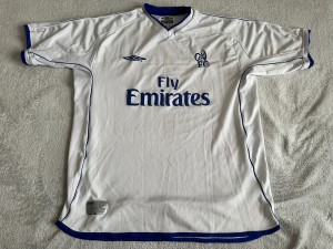 Chelsea F. C. 2001 - 2003 Away Football Shirt Umbro Adult L Large for sale on Ebay