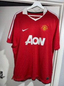 Manchester United 2010-2011 Men's Red Nike Home Shirt UK Size Large for sale on Ebay
