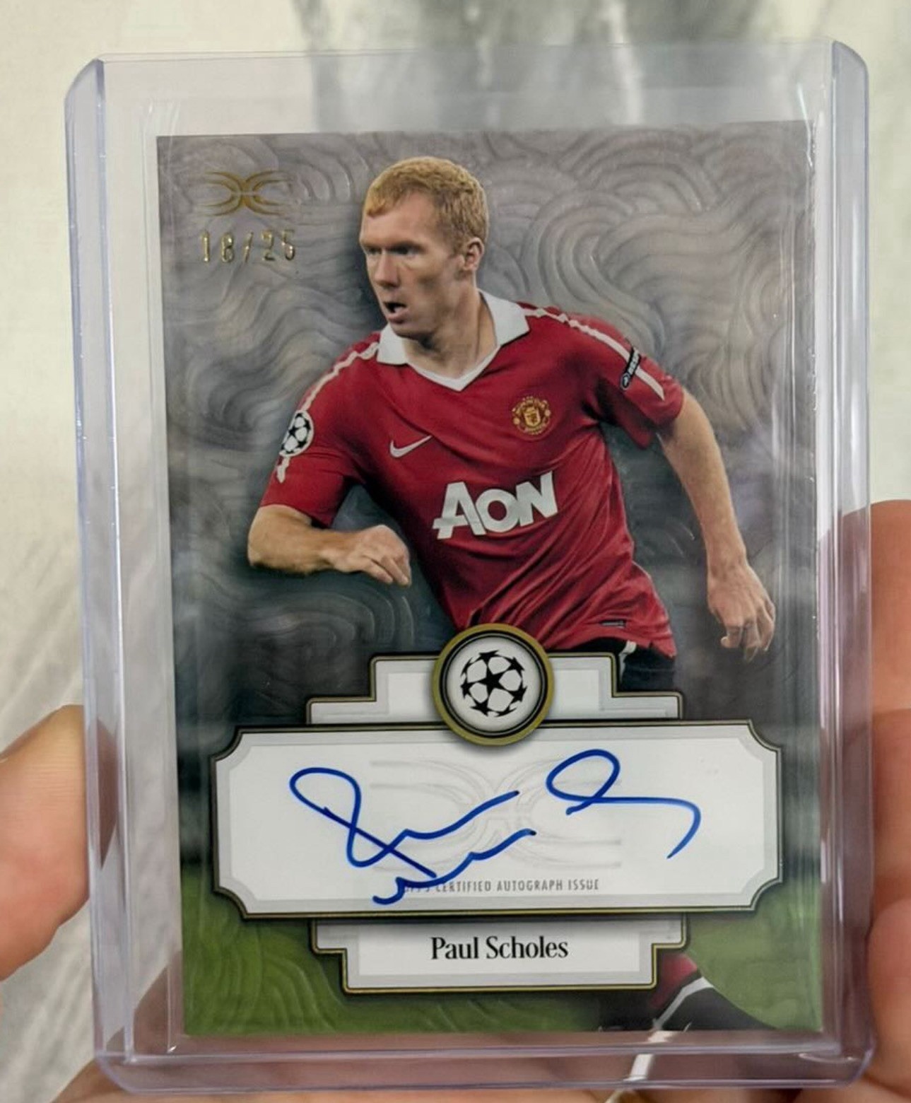 2025 Topps Definitive Collection Paul Scholes Manchester United Auto /25 for sale on Ebay