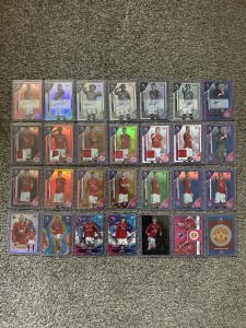 Topps PL Manchester United Mega Bundle Autos/relics/case Hits/numbered Parallels for sale on Ebay