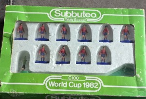 Subbuteo Spain Hand Painted World Cup 1982 Ref 48 C100 Series LW for sale on Ebay