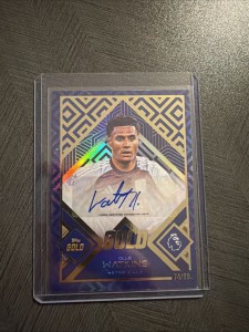 Topps Gold Premier League 2025/2026 Ollie Watkins  Aston Villa Auto 74/99 for sale on Ebay