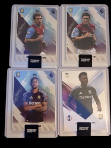 Aston Villa Cards Bundle /99 | Watkins Konsa Barry Petrov Topps Total Football for sale on Ebay