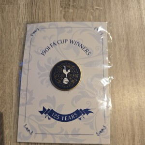 Tottenham Hotspur v Aston Villa 2026 Hospitality Pin Badge 125 Years 1901 FA Cup for sale on Ebay