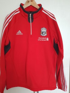Red Liverpool F.C. Sweatshirt By Adidas. Uk 44/46 for sale on Ebay