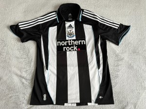 Newcastle United F. C. 2007 - 2009 Home Football Shirt Adidas Adult M Medium for sale on Ebay