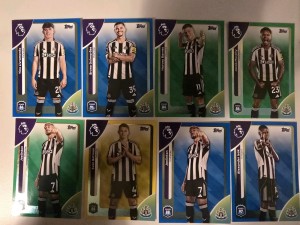 Topps Premier League Parallel Bundle Newcastle X8 for sale on Ebay