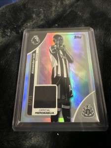 TOPPS PREMIER LEAGUE 2026 ALEXANDER ISAK 45/75 RELIC PATCH WORN NEWCASTLE UNITED for sale on Ebay