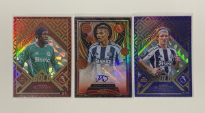 Topps Gold Newcastle Bundle. Red Malick Thiaw Auto 4/5, Red Anthony Elanga 5/5 for sale on Ebay