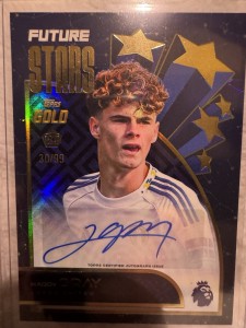 2025/26 Topps Premier League Gold Harry Gray RC AUTO /99 - Leeds United for sale on Ebay