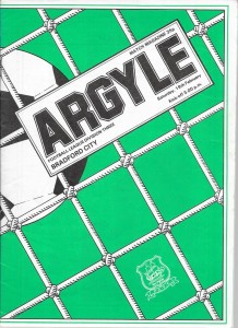 PLYMOUTH ARGYLE  v.  BRADFORD CITY.   Division Three.   1982/83 for sale on Ebay