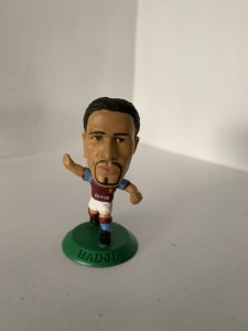 Corinthian Microstars Mustapha Hadji Aston Villa Home Kit Green Base 2003 MC1440 for sale on Ebay