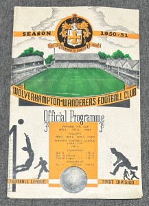 Wolverhampton Wanders v Sunderland 1951 Football Programme for sale on Ebay
