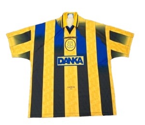 Umbro Everton FC Yellow retro kit Collectable Sporting Top Pre Loved  for sale on Ebay
