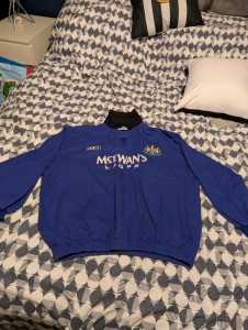 Rare Vintage Early 90's Newcastle United  Blue  Drill Training Top Size XXL for sale on Ebay