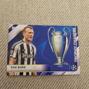 Topps UCC Flagship 2025-26 Dan Burn Trophy Chasers TC-3 Newcastle United  for sale on Ebay