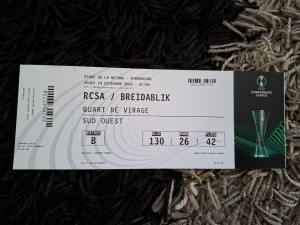 FOOTBALL  TICKET RC STRASBOURG FRANCE-BREIDABLIK ICELAND UECL C4 18.12.2025 for sale on Ebay