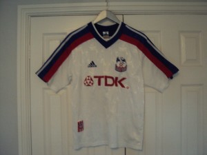An Original Adidas Crystal Palace Football Away Shirt 1998/99 Season Size Small for sale on Ebay