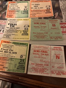 6 Manchester United Ticket Stubs From The 70s for sale on Ebay