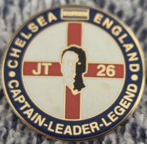 CHELSEA FC BADGE - JT 26 - CAPTAIN LEADER LEGEND BADGE  for sale on Ebay