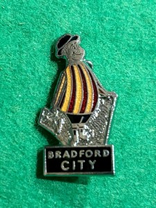 Rare Old England Bradford City FC Football Club Enamel Lapel Pin Badge City Gent for sale on Ebay