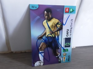 CAFU - BRAZIL Signed Panini World Cup 2006 Football trading card for sale on Ebay