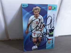 PAVEL NEDVED - CZECH REPUBLIC Signed Panini World Cup 2006 Football trading card for sale on Ebay