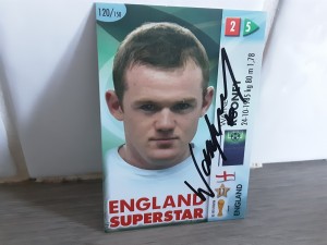 WAYNE ROONEY - ENGLAND Signed Panini World Cup 2006 Football trading card for sale on Ebay