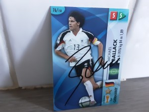 MICHAEL BALLACK - GERMANY Signed Panini World Cup 2006 Football trading card for sale on Ebay