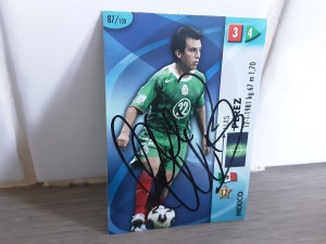 LUIS PEREZ - MEXICO Signed Panini World Cup 2006 Football trading card for sale on Ebay
