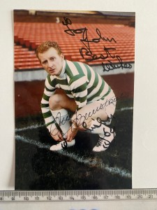 Jimmy Johnstone HAND SIGNED autograph for sale on Ebay