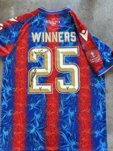 Marc Guehi Crystal Palace FA cup winners 2024/25 Signed Shirt / Photo Proof for sale on Ebay