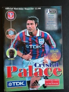 Crystal Palace Home Programmes (x 3) - 1997/1998 - Excellent for sale on Ebay
