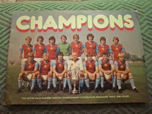 Aston Villa - CHAMPIONS celebration brochure.  1980/1 for sale on Ebay