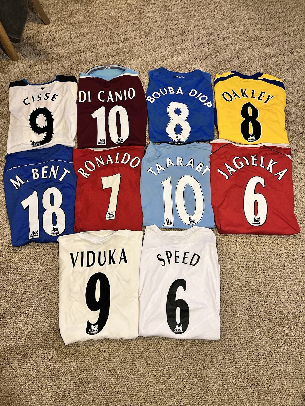 Adult Premier League Football Shirt Joblot Bundle X10 for sale on Ebay