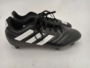 Adidas - Boots Black White Size UK 6.5 Mens Moulded Studs for sale on Ebay