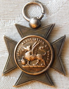 FOOTBALL ASSOCIATION OF WALES 1903-4 WREXHAM VICTORIA CLUB AMATEUR CUP MEDAL for sale on Ebay