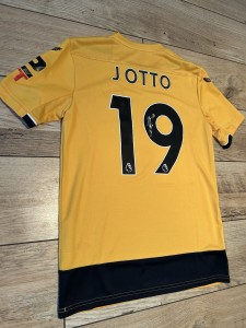 Wolverhampton Wanderers Wolves Jonny Otto 19 Signed Home Football Shirt 2022-23 for sale on Ebay