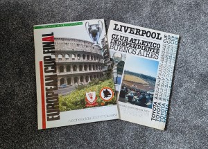 Liverpool v AS Roma, '84 E.C. Final+ FREE Liverpool v Independiente Programme for sale on Ebay