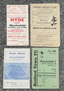 4 Macclesfield Town Away issues from the 1960’s  for sale on Ebay