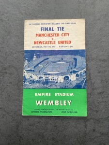 ORIGINAL 1955 FA CUP FINAL PROGRAMME NEWCASTLE UNITED V MANCHESTER CITY for sale on Ebay