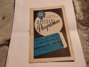 Chesterfield v Newcastle. United Football Programme 27/8/1947 for sale on Ebay