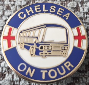 Chelsea FC Badge - CHELSEA HEADHUNTERS ON TOUR BADGE  for sale on Ebay