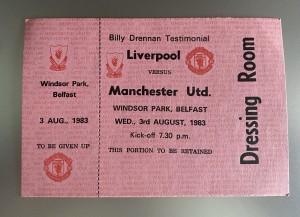 Liverpool v Manchester United Match Ticket 03/08/83 for sale on Ebay