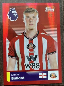 Daniel Ballard, Sunderland, Numbered Sticker, 3/5, Topps Premier League 2026 for sale on Ebay