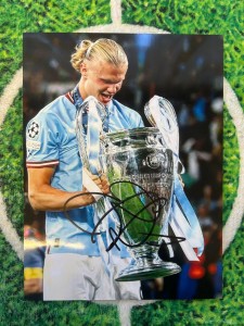 Erling Haaland Manchester City Signed 8x6” Photo wCOA for sale on Ebay
