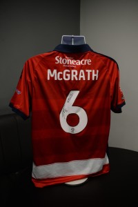 Jay McGrath Match-Worn & Signed Doncaster Rovers v Southampton Shirt for sale on Ebay