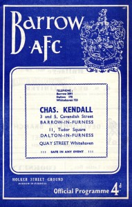 BARROW v CRYSTAL PALACE 1959-60 for sale on Ebay